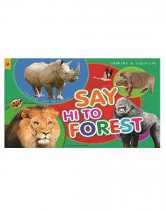 Tập vẽ & Tô màu - Say hi to Forest
