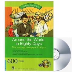Combo Happy Reader - Tám Mươi Ngày Vòng Quanh Thế Giới (Tái Bản) - Sách Kèm CD