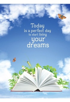 Today Is A Perfect Day To Start Living Your Dreams - Notebook