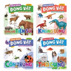 Bộ Sách Bách Khoa Động Vật Dành Cho Trẻ Nhỏ (Bộ 4 Cuốn)
