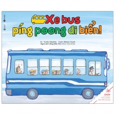 Ehon - Thực Phẩm Tâm Hồn Cho Bé - Xe Bus Píng Poong Đi Biển (Tái Bản 2020)