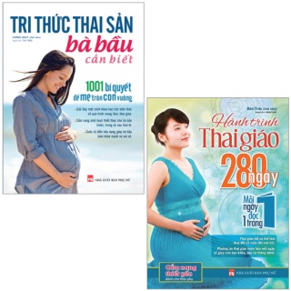 Combo Sách Dành Cho Mẹ Bầu: Tri Thức Thai Sản Bà Bầu Cần Biết + Hành Trình Thai Giáo 280 Ngày (Bộ 2 Cuốn)