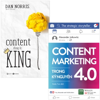 Combo Sách Content Đúng Là King + Content Marketing Trong Kỷ Nguyên 4.0 (Bộ 2 Cuốn)