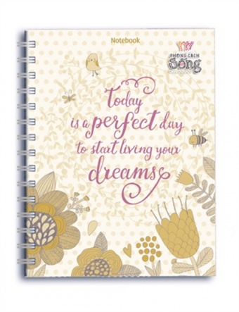 Notebook - Phong cach song: Today is perfetct day to start living your dreams Notebook - Phong cach song: Today is perfetct day to start living your dreams