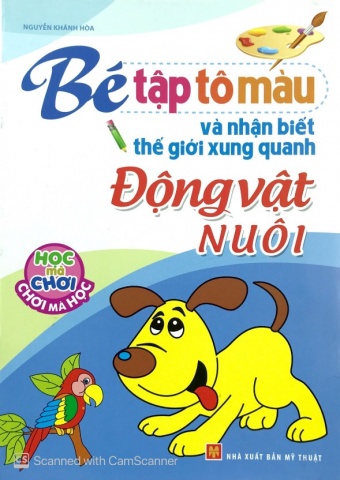Be tap to mau va nhan biet the gioi xung quanh - Dong vat nuoi Be tap to mau va nhan biet the gioi xung quanh - Dong vat nuoi