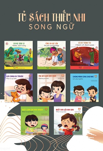 Tu sach thieu nhi song ngu bo 8 cuon Tu sach thieu nhi song ngu bo 8 cuon