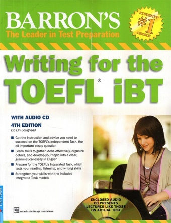 Combo Barron's Writing For The TOEFL IBT 4th Edition (Sach Kem CD)