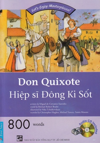 Combo Happy Reader: Don Quixote Hiep Si Dong Ki Sot (Sach Kem CD)