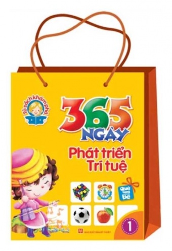 365 Ngay Phat Trien Tri Tue - Bo 1 (8 Cuon/ Tui)