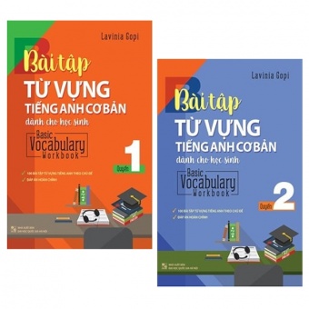 Combo Basic Vocabulary - Workbook Primary / Bai Tap Tu Vung Tieng Anh Co Ban - Tap 1 Va 2 (Bo 2 Tap)