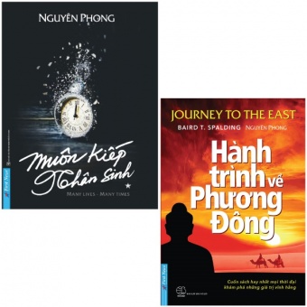 Combo Sach Muon Kiep Nhan Sinh - Many Times, Many Lives _ Hanh Trinh Ve Phuong Dong (Bo 2 Cuon)
