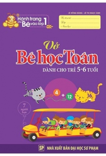 Hanh Trang Cho Be Vao Lop 1 - Vo Be Hoc Toan (5-6 Tuoi)
