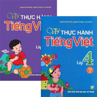 Combo Vo Bai Tap Thuc Hanh Tieng Viet Lop 4 (Bo 2 Cuon)