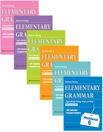 Combo Elementary Grammar - Ngu Phap Tieng Anh Co Ban Danh Cho Hoc Sinh - Workbook (Bo 6 Cuon)
