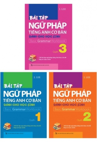 Combo Bai Tap Ngu Phap Tieng Anh Co Ban Danh Cho Hoc Sinh - Quyen 1 - 2 Va 3 (Bo 3 Quyen)