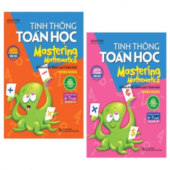 Combo Tinh Thong Toan Hoc - Mastering Mathematics - Danh Cho Tre 6-7 Tuoi - Quyen A Va B (Bo 2 Quyen)