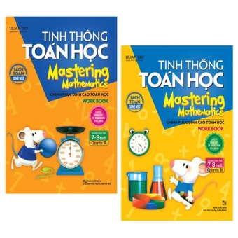 Combo Tinh Thong Toan Hoc Mastering Mathematics - Danh Cho Tre 7 - 8 Tuoi - Quyen A Va B (Bo 2 Quyen)