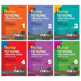 Combo Basic Vocabulary - Workbook Primary / Bai Tap Tu Vung Tieng Anh Co Ban: Tap 1 Den Tap 6 (Bo 6 Tap) Combo Basic Vocabulary - Workbook Primary / Bai Tap Tu Vung Tieng Anh Co Ban: Tap 1 Den Tap 6 (Bo 6 Tap)