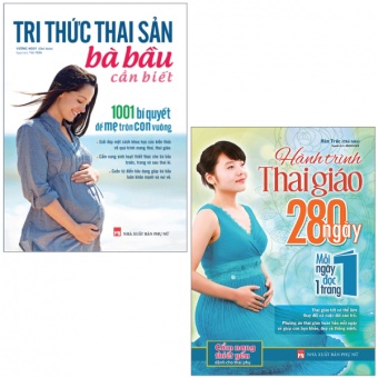 Combo Sach Danh Cho Me Bau: Tri Thuc Thai San Ba Bau Can Biet _ Hanh Trinh Thai Giao 280 Ngay (Bo 2 Cuon)