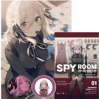 SPY ROOM - Lop Hoc Diep Vien - Tap 1: Hanazono Lily - Ban Dac Biet - Tang Kem Bookmark Tron _ Poster A3