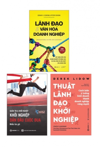 Combo Sach Thuat Lanh Dao Khoi Nghiep _ Khoi Nghiep - Dan Dau Cuoc Dua _ Lanh Dao Va Van Hoa Doanh Nghiep (Bo 3 Cuon) Combo Sach Thuat Lanh Dao Khoi Nghiep _ Khoi Nghiep - Dan Dau Cuoc Dua _ Lanh Dao Va Van Hoa Doanh Nghiep (Bo 3 Cuon)
