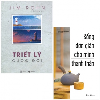 Combo Sach Song Don Gian Cho Minh Thanh Than _ Triet Ly Cuoc Doi (Bo 2 Cuon)
