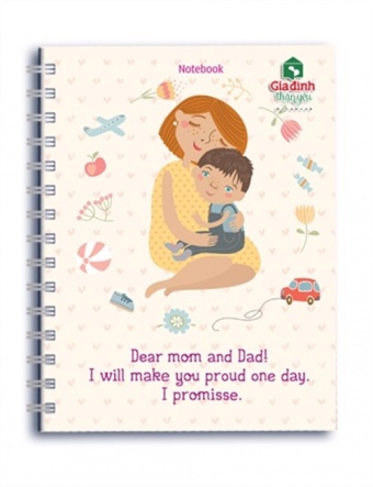 Notebook - Gia dinh than yeu: Dear Mom and Dad