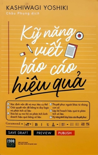 Ky nang viet bao cao hieu qua Ky nang viet bao cao hieu qua